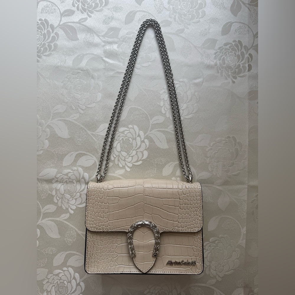 Marina Galanti Beige Crossbody Purse